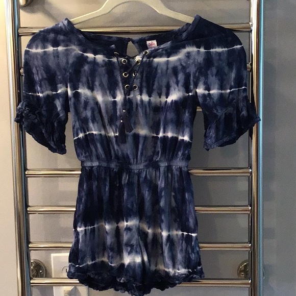 Justice Tie Dye Romper - Picture 1 of 7